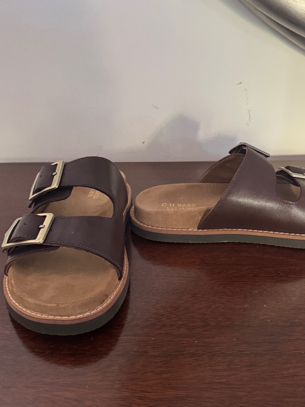 G.H. Bass & Co. Men's Meridian Brown Double Strap Sandal